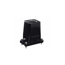 Capot, Aluminium moulé sous pression, acier inoxydable, IP68/IP69K, Sortie verticale, M50